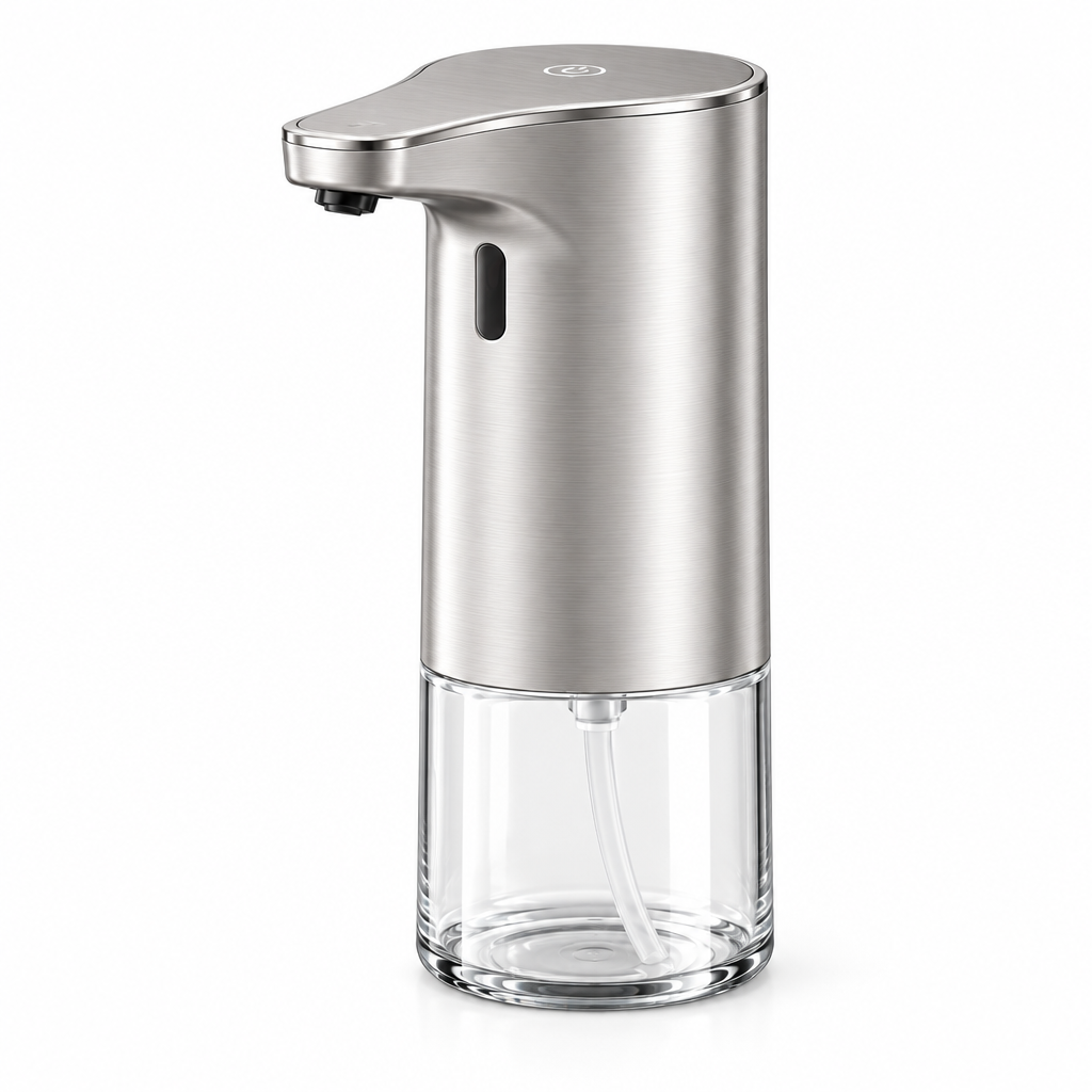 Raqenoil™ SensePour Rechargeable Touchless Soap Dispenser – Automatic Sensor Pump for Kitchen & Bathroom, USB-C