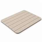 Raqenoil™ StoneFlow Quick-Dry Kitchen Counter Mat – Diatomaceous Dish Drying Mat, Foldable Sink Mat & Countertop Draining Pad