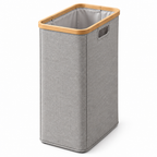 Raqenoil™ SlimCarry 18-Gallon Laundry Hamper – Narrow Collapsible Clothes Basket with Removable Liner
